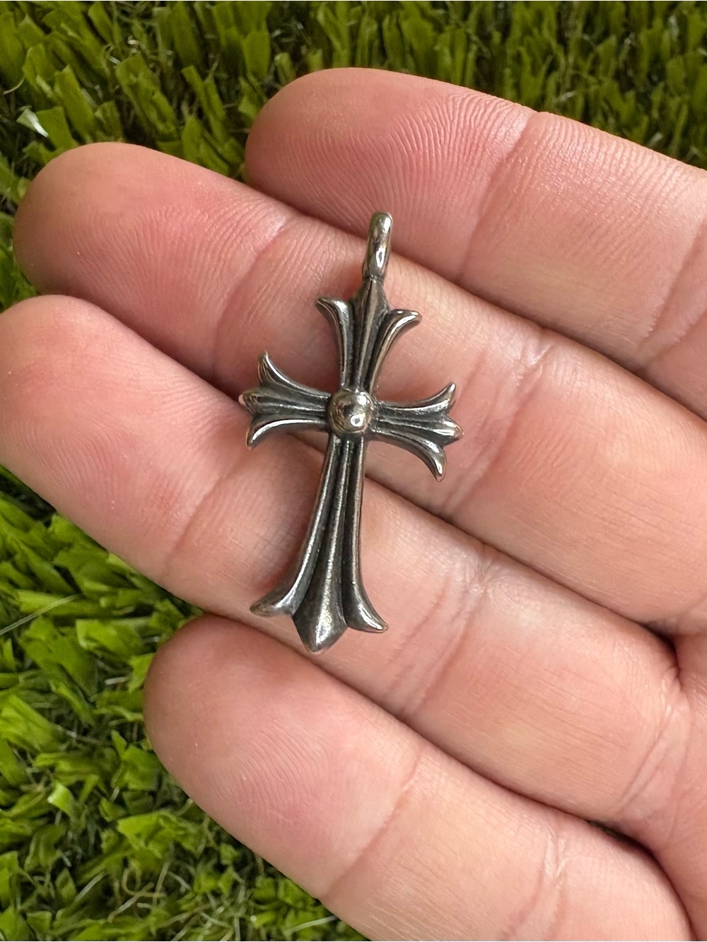 Sterling Silver Cross Pendant - Classic Polished Silver